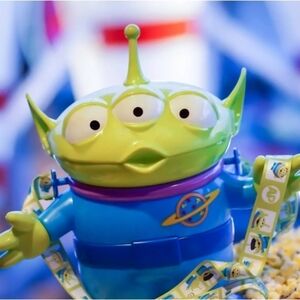 DisneyParks Disneyland Pixar AP Toy Story Green Alien Popcorn Bucket Brand New